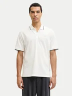 Koszulki męskie - Jack & Jones Polo Blualves 12274681 Écru Regular Fit - miniaturka - grafika 1
