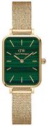 Zegarki damskie - Zegarek Daniel Wellington DW00100561 Quadro Pressed Evergold - miniaturka - grafika 1