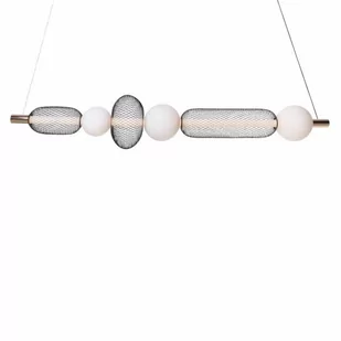 Wisząca lampa Bora P0593 Maxlight LED 29W 3000K szklana czarna - Lampy sufitowe - miniaturka - grafika 1