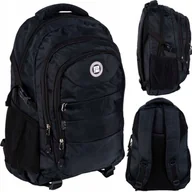 Plecaki - Paso Plecak Młodzieżowy Dwukomorowy Active Czarny - miniaturka - grafika 1