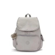 Plecaki - Kipling Plecak miejski damski, szary szary, M, Plecak City Pack Medium, Szary szary, M, Plecak miejski Medium Pack - miniaturka - grafika 1