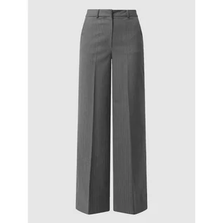 Spodnie damskie - Spodnie materiałowe z dodatkiem wiskozy model Fanni - Selected Femme - grafika 1