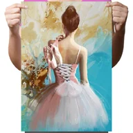 Zabawki kreatywne - Haft Diamentowy Diamond Painting,DIAMENTOWY MALARZ,Obraz DIY 5D,Mozaika Diamentowa 30x40, Baletnica - miniaturka - grafika 1