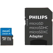 Karty pamięci - Karta pamięci PHILIPS Class SDXC 256GB + Adapter - miniaturka - grafika 1
