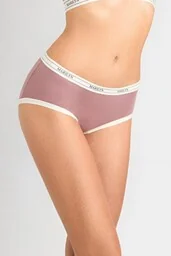 Figi damskie w sportowym stylu z bawełny organicznej róż Panty Cotton Karen Marilyn - Majtki damskie - miniaturka - grafika 1