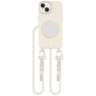 Etui i futerały do telefonów - Etui TECH-PROTECT MagNecklace MagSafe do Apple iPhone 14 Kremowy - miniaturka - grafika 1