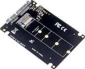 Akcesoria do komputerów stacjonarnych - MicroConnect Adapter 2,5" SATA do M.2 B Key SSD MC-SSDSATACONV1 - miniaturka - grafika 1