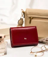 Portfele - Rovicky Klasyczny, skórzany portfel damski z systemem RFID - Rovicky NoSize - miniaturka - grafika 1