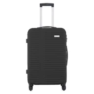 Walizki - Elegancka walizka podróżna bagaż torba  28" - czarna Semi Line - miniaturka - grafika 1