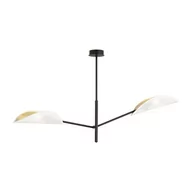 Lampy sufitowe - Emibig Vene lampa sufitowa 2-punktowa biała/złota 1159/2 1159/2 - miniaturka - grafika 1