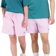 Spodnie sportowe męskie - Spodenki New Balance US21500LLC - różowe - miniaturka - grafika 1