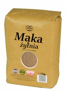 Mąka Żytnia Razowa Polska Typ 2000 Mona 1 Kg - Mąka - miniaturka - grafika 1