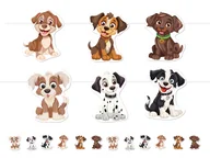 Dekoracje sali - Girlanda Pieski - 5 m - 1 op. - miniaturka - grafika 1