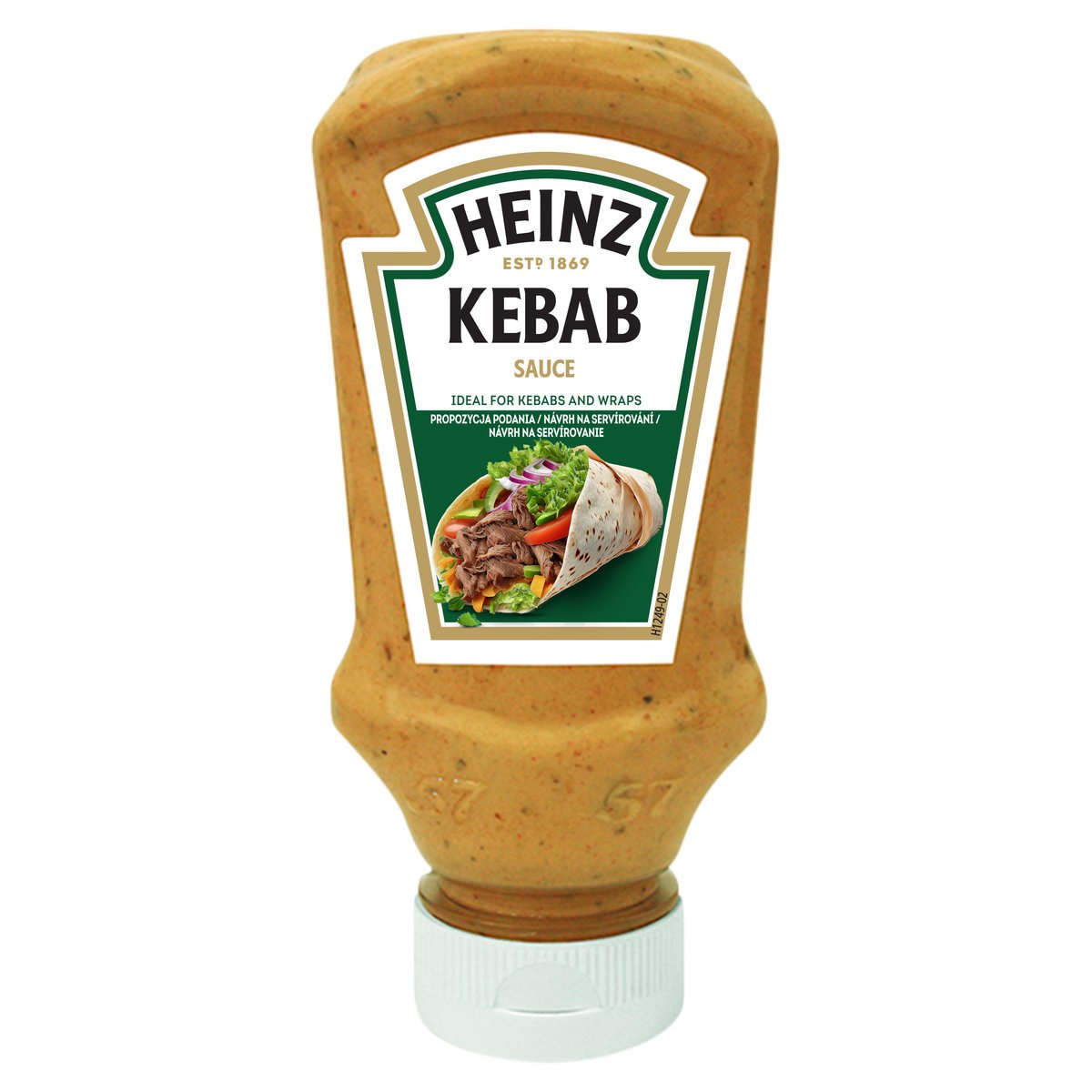 Heinz KEBAB Sos majonezowy pikantny z dodatkiem ziół 225g / 220ml