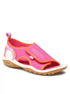 Buty dla dziewczynek - Keen Sandały Knotch River Ot 1025643 Różowy - grafika 1
