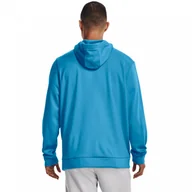 Bluzy sportowe męskie - Męska bluza treningowa nierozpinana z kapturem UNDER ARMOUR UA Armour Fleece Big Logo HD - miniaturka - grafika 1