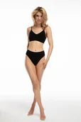Biustonosze - Biustonosz Bamboo Bralette Czarny (Rozmiar L) - miniaturka - grafika 1