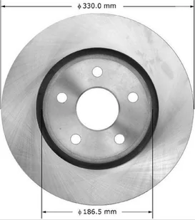 Przednia tarcza hamulcowa 330mm BB-TECH Jeep Grand Cherokee 3,6 V6 - Tarcze hamulcowe - miniaturka - grafika 3