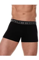 Majtki męskie - Bokserki męskie bawełniane Brubeck Comfort Cotton BX10050A czarny - miniaturka - grafika 1