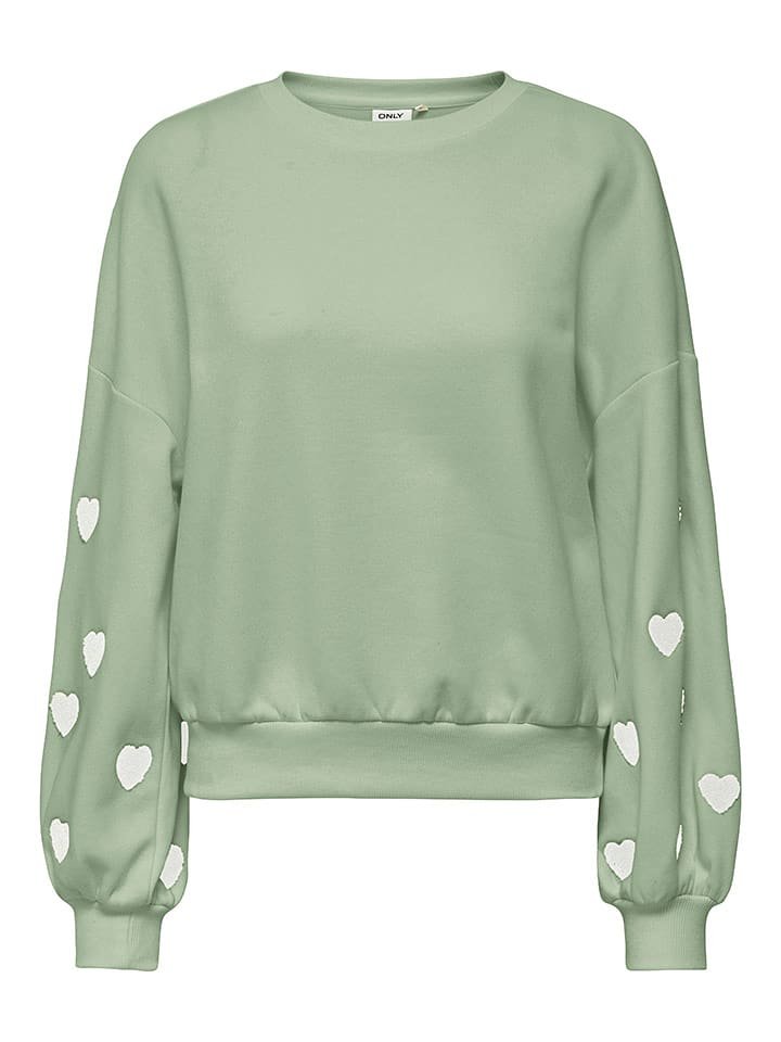 ONLY Bluza w kolorze jasnozielonym