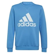 Bluzy dla dziewczynek - Bluza dziecięca Adidas Bl Swt dresowa niebieska-164 - miniaturka - grafika 1