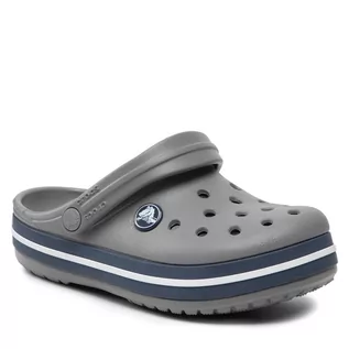 Buty dla chłopców - Klapki Crocs - Crocband Clog K 207006 Smoke/Navy - grafika 1