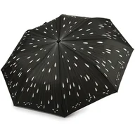 Parasole - Parasol składany Zmieniający Kolor XL parasolka damska pokrowiec Czarny - miniaturka - grafika 1