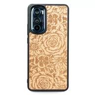 Etui i futerały do telefonów - Drewniane Etui Bewood Motorola Edge 30 RÓŻE ANIEGRE - miniaturka - grafika 1