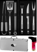 Akcesoria do grilla - Zestaw akcesoria do GRILLA STILHOFF sztućce przybory 11szt 9+walizka+palnik - miniaturka - grafika 1