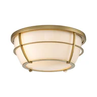 Lampy sufitowe - Chance plafon mosiądz QZ-CHANCE-F-PNBR Quoizel - miniaturka - grafika 1