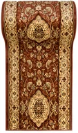 Wycieraczki - Brązowy elegancki chodnik dywanowy na metry B9-M54 - miniaturka - grafika 1