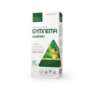 Gymnema (Gurmar) 400mg 60 kapsułek MEDICA HERBS - Odchudzanie i oczyszczanie - miniaturka - grafika 1