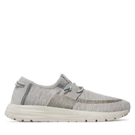 Sneakersy męskie - Sneakersy Hey Dude Sirocco Dual Knit 40184-007 Szary - miniaturka - grafika 1
