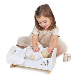 Kołyska dla lalek z akcesoriami, Tender Leaf Toys - Łamigłówki - miniaturka - grafika 1