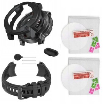 Zestaw Pasek Etui Ochronne 2x Szkło Hartowane do Garmin Instinct 50