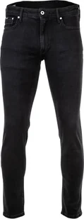 Jeansy męskie Pepe Jeans - Stanley, Regular Fit, Tapered Leg, Denim, Długość 32 Czarne 29W/32L - Spodnie męskie - miniaturka - grafika 1