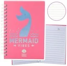 Notesy i bloczki - Notatnik A6/80K linia Ogon Syreni różowy - miniaturka - grafika 1