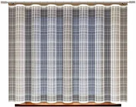 Firany - Firana KRATKA do pokoju / kuchni rozm. 450x160cm (obszyta) prod. HAFT S.A. - miniaturka - grafika 1