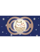 Smoczki uspokajające - MAM Smoczek uspokajający 6m+ Perfect Nigt Girl - miniaturka - grafika 1