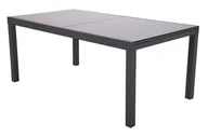 Stoły ogrodowe - Stół ogrodowy aluminiowy rozkładany Ontario 200+100 cm Grey / Light Grey - miniaturka - grafika 1