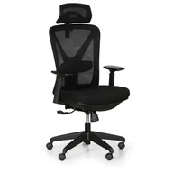 Fotele i krzesła biurowe - B2B Partner Krzesło biurowe LEGS, czarny KB-8932A black - miniaturka - grafika 1