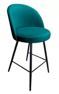 Taborety i hokery - Atos Hoker krzesło barowe Trix podstawa czarna MG20 - miniaturka - grafika 1
