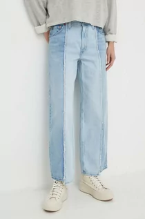 Spodnie damskie - Levi's jeansy BAGGY CROP damskie medium waist - grafika 1