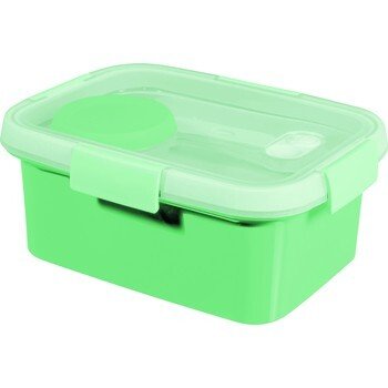 Prostokątny pojemnik na żywność Lunch Kit Smart To Go Mix Miętowy / Jasnoszary / Brzoskwiniowy 1.2L Curver