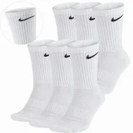 Skarpetki męskie - Nike Oryginalne Skarpety Skarpetki Wysokie 46-50 Xl 6 Par Białe - miniaturka - grafika 1