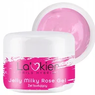 Utwardzacze do paznokci - La'kier, Żel budujący do paznokci Jelly Milky Rose, 50 g - miniaturka - grafika 1