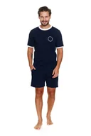 Piżamy damskie - Doctor Nap Granatowa piżama męska - M - miniaturka - grafika 1