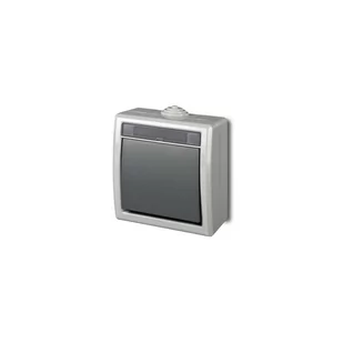 Elektro-Plast Nasielsk Łącznik jednobiegunowy/schodowy AQUANT 1201-10 - Wyłączniki światła i elektryczne - miniaturka - grafika 1