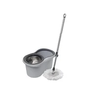 Miotły, szufle, mopy - Zestaw wiadro i mop rotacyjny IVO - miniaturka - grafika 1