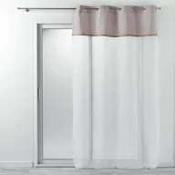 Firany - Douceur d'intérieur Firana gotowa KELONIA 140 x 240 cm biała z dodatkiem taupe 1626380 - miniaturka - grafika 1